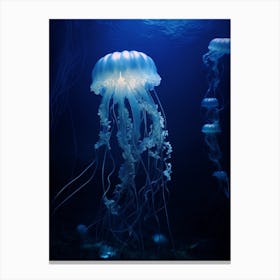 Turritopsis Dohrnii Importal Jellyfish Ocean Realistic 2 Canvas Print