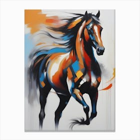 Horse In Motion Canvas Print