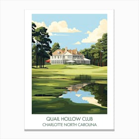 Quail Hollow Club   Charlotte North Carolina 1 Canvas Print