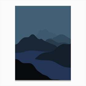 Scottish Mountains Canvas Print