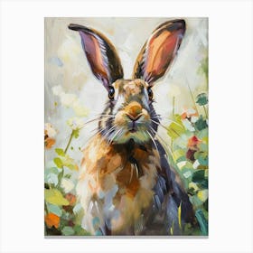 Jersey Wooly Rabbit Painting 2 Canvas Print