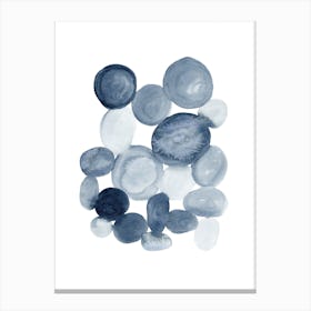 Abstract Pebbles Canvas Print