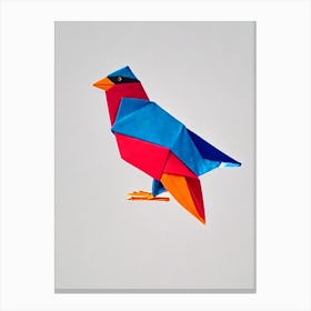 Eagle Origami Bird Canvas Print
