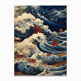 Great Wave Off Kanagawa 1 Canvas Print