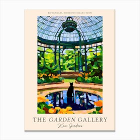 The Garden Gallery, Kew Gardens United Kingdom, Cats Matisse Style 4 Canvas Print