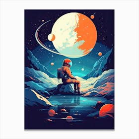 Celestial Odyssey: Embracing Space Canvas Print