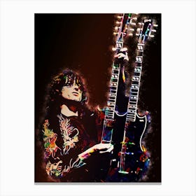 Art Of Jimmy Page Canvas Print