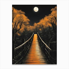 Bridge To The Moon 7 Canvas Print