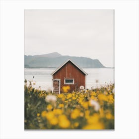 Vik Norway Cottage Canvas Print