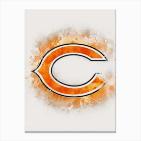 Chicago Bears 3 Canvas Print