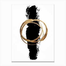 Circle And Line Canvas Print