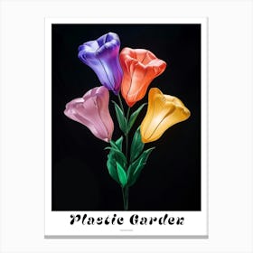 Bright Inflatable Flowers Poster Lisianthus 2 Canvas Print