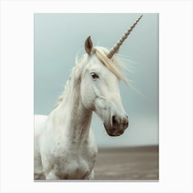 White Unicorn 5 Canvas Print