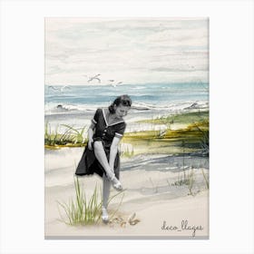 Plage 1 Canvas Print