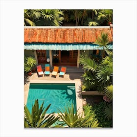 Villa In Mexico Canvas Print