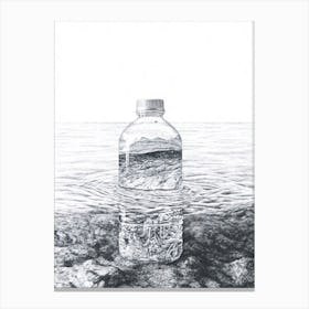 Water Bottle Canvas Print