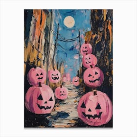 Pink Haloween 304 Canvas Print