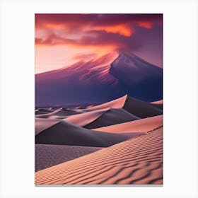 Sunset In The Desert 6 Canvas Print