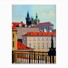 Prague Cityscape Canvas Print