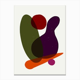 Abstract Vegetables Canvas Print