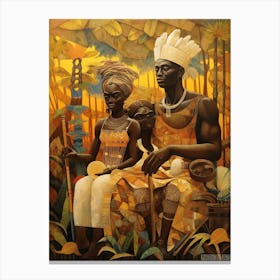 African Tales 1 Canvas Print