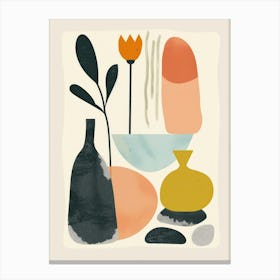 Cute Objects Abstract Collection 12 Canvas Print