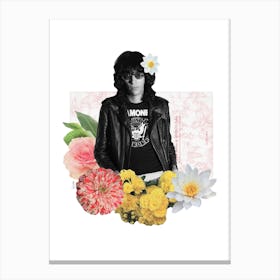 Joey Ramone Collage Canvas Print
