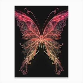 Abstract Butterfly 6 Canvas Print