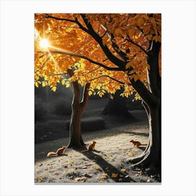 Autumn Trees 4 Canvas Print