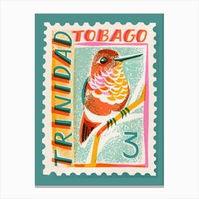 Trinidad And Tobago Postage Stamp Canvas Print
