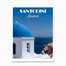 Santorini Greece Canvas Print