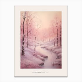 Dreamy Winter National Park Poster  Abisko National Park Sweden 3 Canvas Print