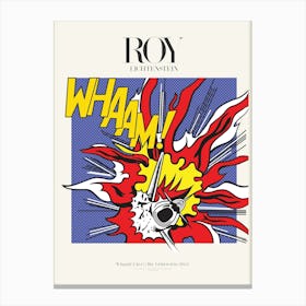 Whaam! Poster |Roy Lichtenstein 1963 Canvas Print