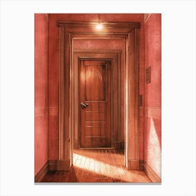 Pink Hallway Canvas Print