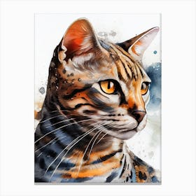 Bengal Cat animal Canvas Print