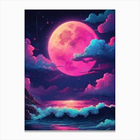 Full Moon In The Sky 6 Canvas Print