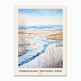 Pribaikalsky National Park Russia 1 Poster Canvas Print