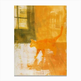 Orange Cat 6 Canvas Print