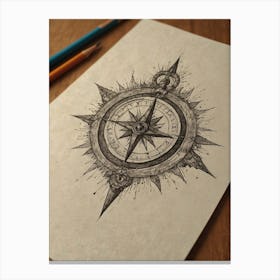 Compass 2 Canvas Print