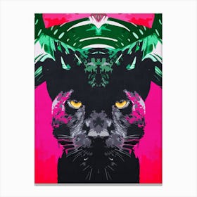 Tropical Pink Panther Canvas Print
