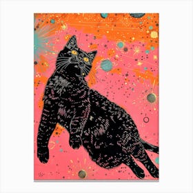 Cat In Space Canvas Print