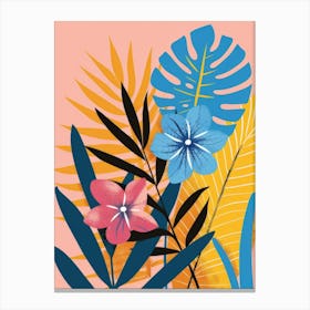 Tropical Flowers 5 Canvas Print