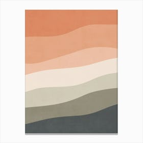 Minimal Waves 146 Canvas Print