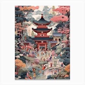 The Nikko Toshogu Shrine Japan Canvas Print