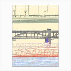 The Bridges Of The Tyne Canvas Print