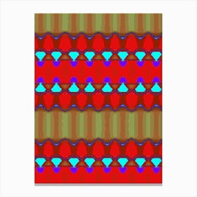 Red And Blue Canvas Print