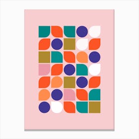 Colorful Geometry Canvas Print