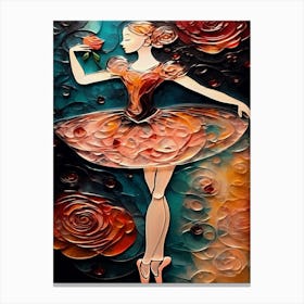 Glass Ballerina 5 Canvas Print