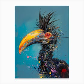 Horned Stork 2 Canvas Print