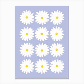 Daisy Blue Canvas Print